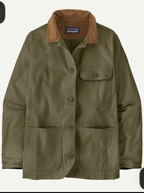 Weatherproof Khaki Raincoat with Dark Brown Collar